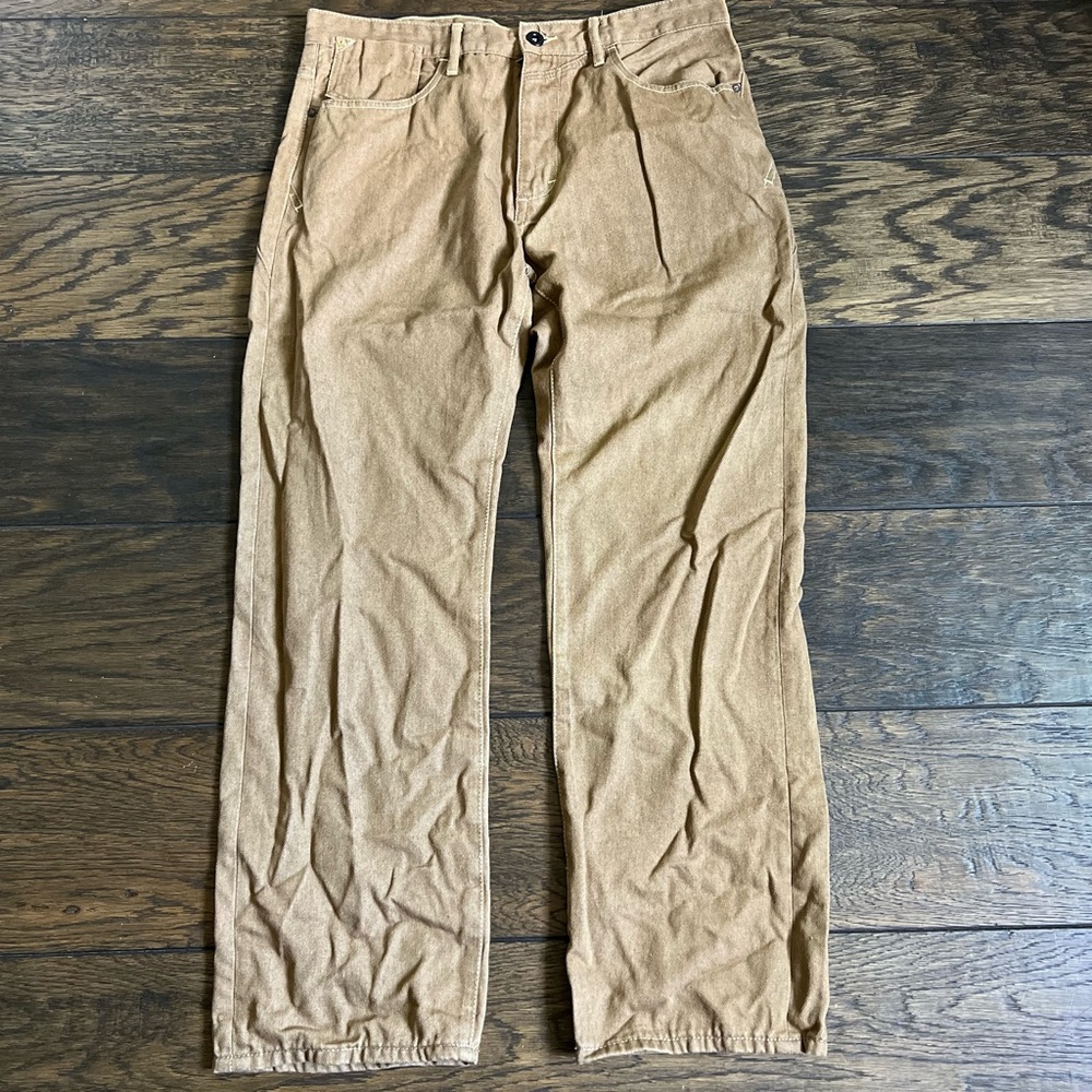 Sean John Hamilton Tan khaki  Classic Straight-Leg jeans men